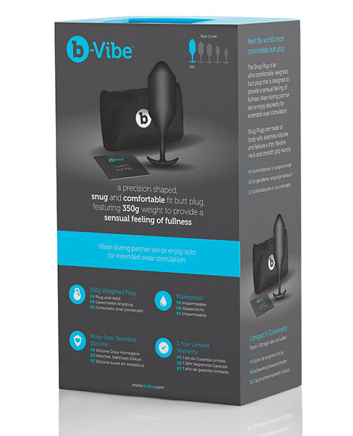 B-vibe Snug Plug 5 - Black