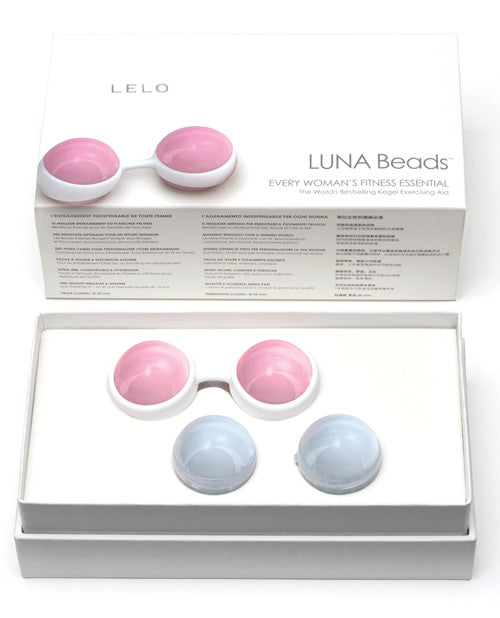 Lelo Luna Kegel Beads - Pink & Blue