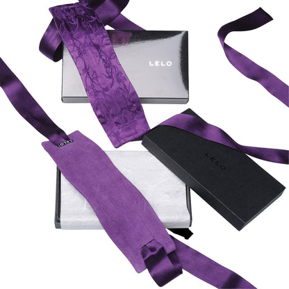 LELO Etherea Silk Cuffs - Purple