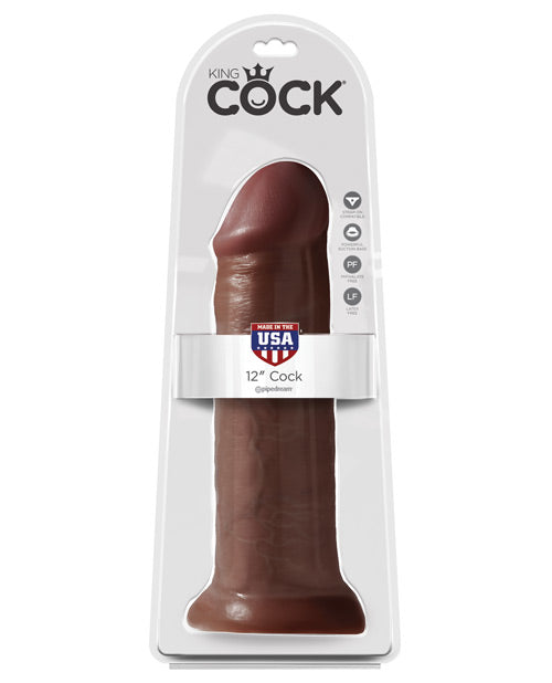 Premium Dildo King Cock 12" Cock - Black