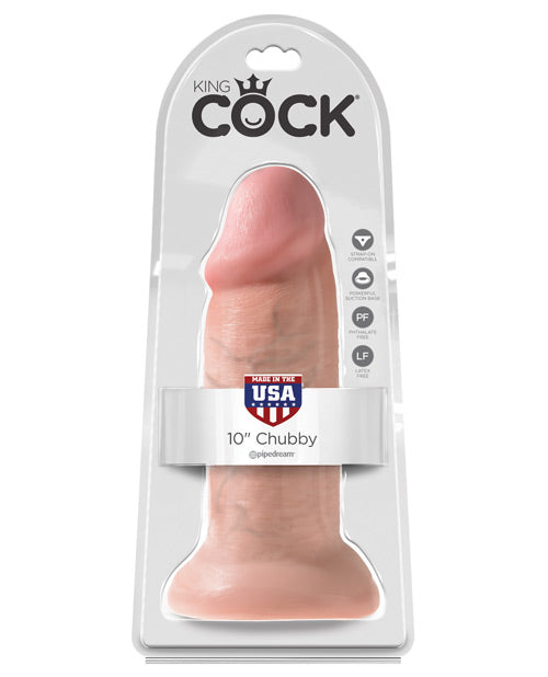 King Cock 10 Inch Chubby Dildo