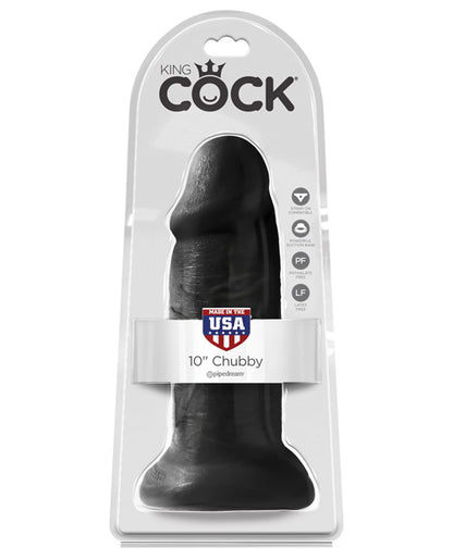 King Cock 10 Inch Chubby Dildo