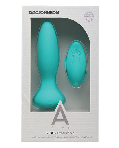 A Play Rechargeable Silicone Experienced Anal Plug W/remote