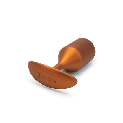 B-Vibe Snug Plug 4 (XL) - Limited Edition Sunburst Orange