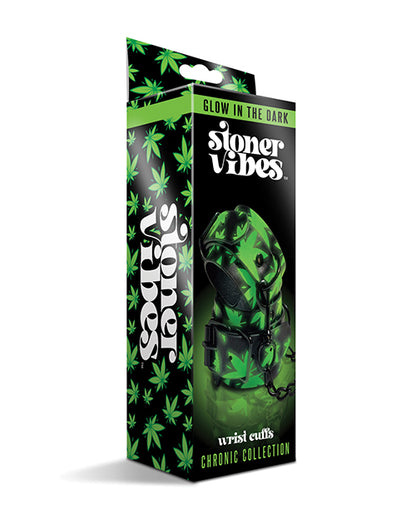 Stoner Vibes Glow in the Dark Wrist Cuffs