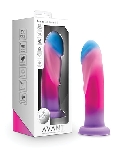 Blush Avant Borealis Dreams Silicone Dildo - Cotton Candy