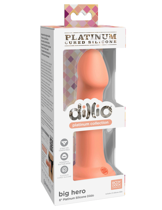 Dillio Platinum - Big Hero 6 Inch Dildo