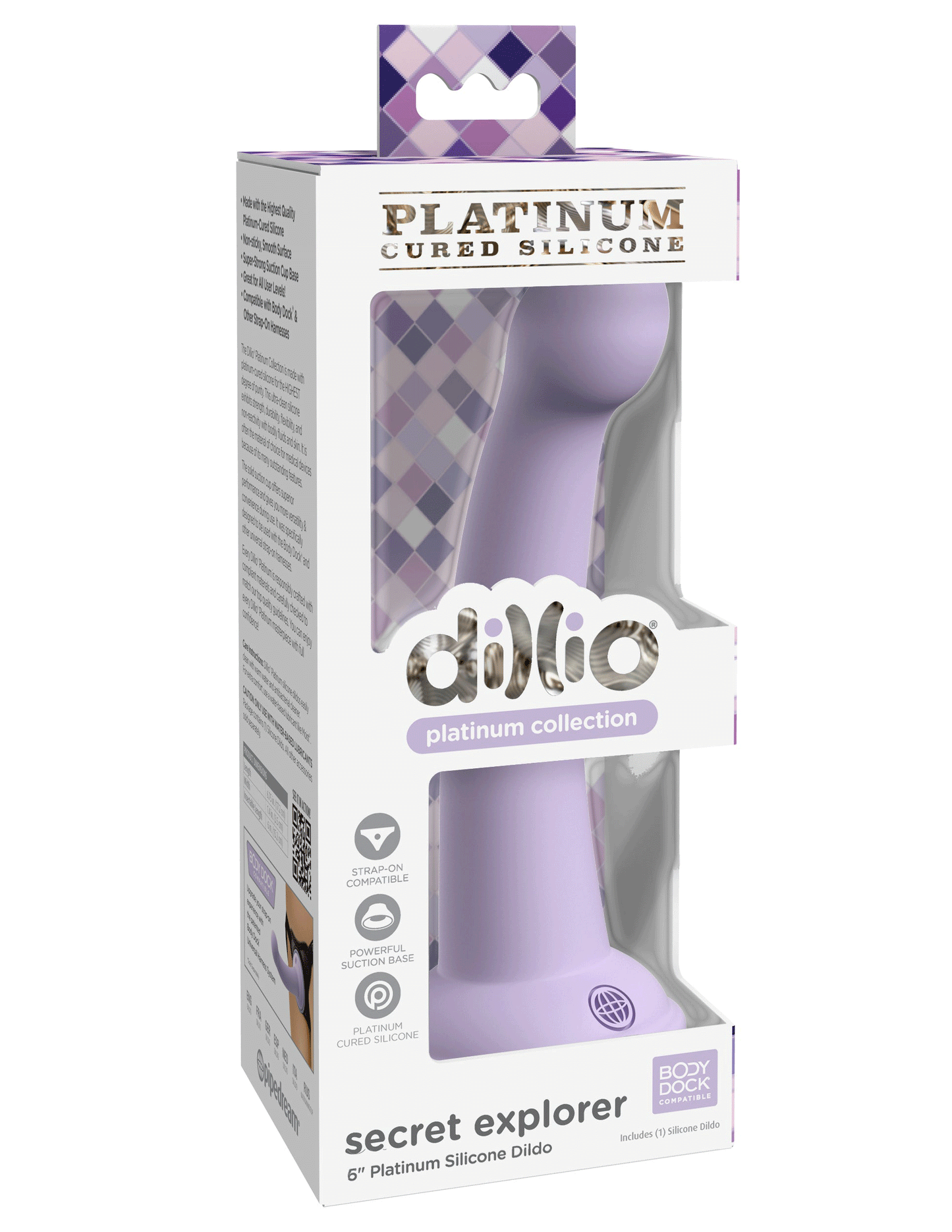 Dillio Platinum - Secret Explorer 6 Inch Dildo