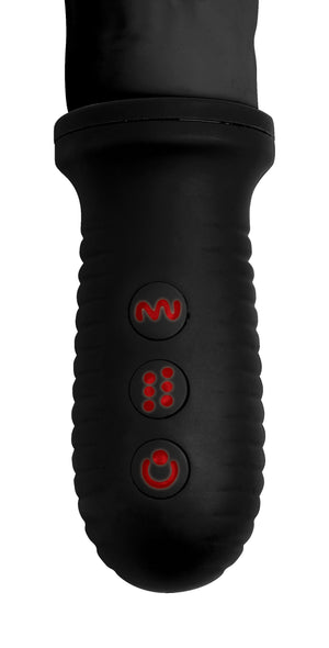 8x Auto Pounder 11.5 Inch Vibrating and Thrusting Dildo With Handle