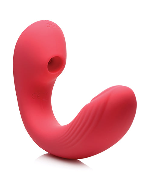 Inmi Shegasm Joy Pulse 7x Pulsing Air Stim Vibe - Red