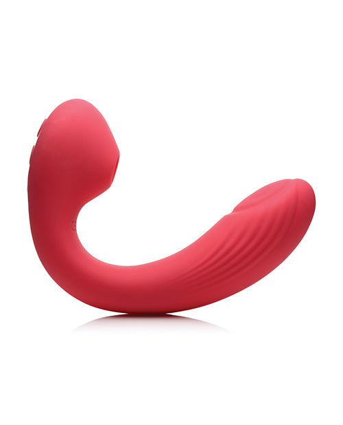 Inmi Shegasm Joy Pulse 7x Pulsing Air Stim Vibe - Red