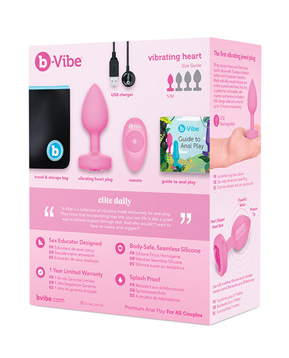 B-vibe Vibrating Heart Plug