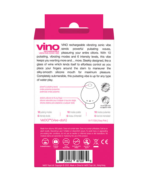 Vedo Vino Rechargeable Sonic Vibe