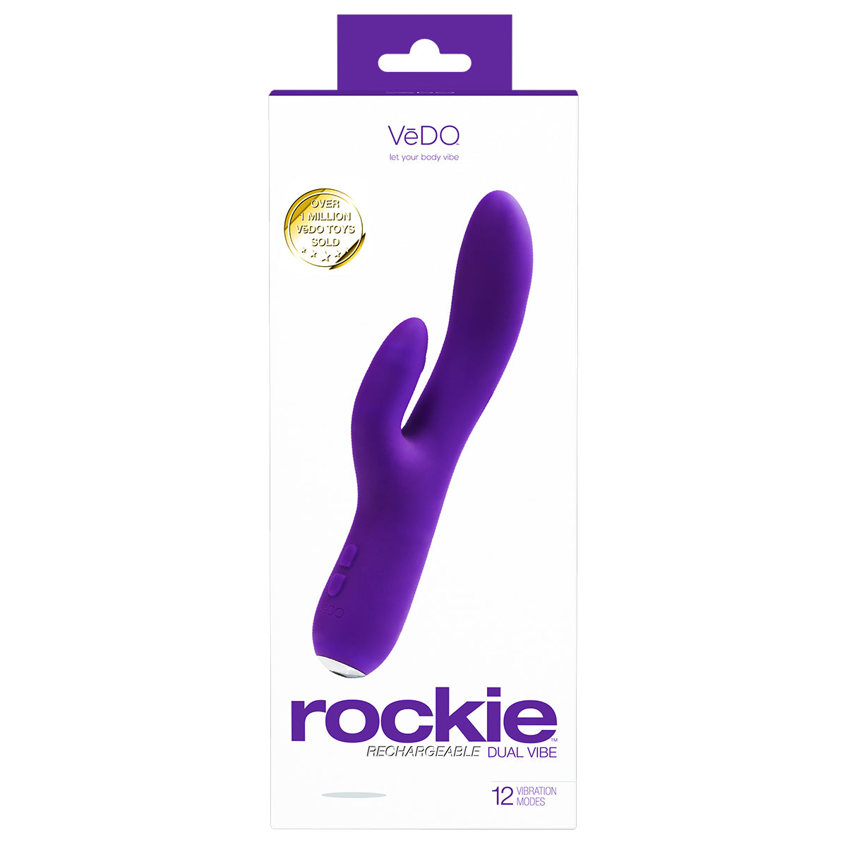 VeDO Rockie Dual Vibrator - Indigo