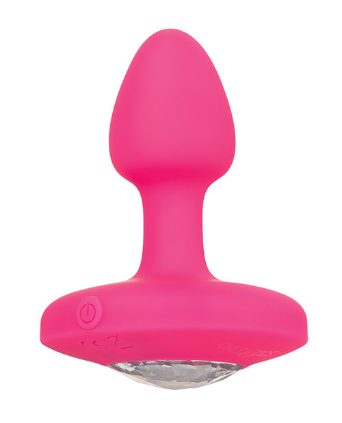 Cheeky Gems Small Rechargeable Vibrating Probe - Pink