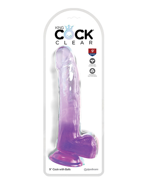 King Cock Clear Cock W/balls