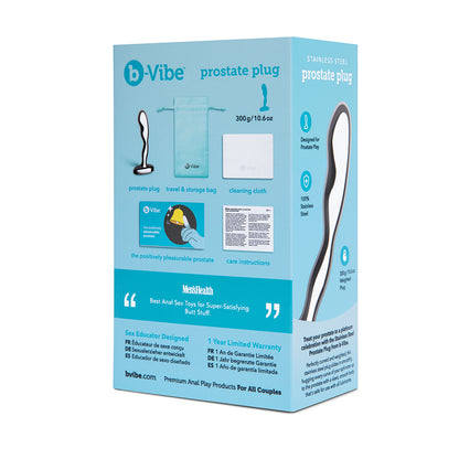 B-Vibe Stainless Steel Prostate Plug