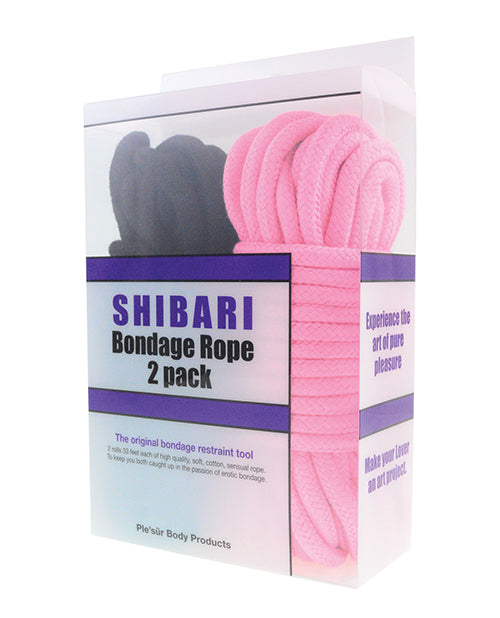 Plesur Cotton Shibari Bondage Rope 2 Pack