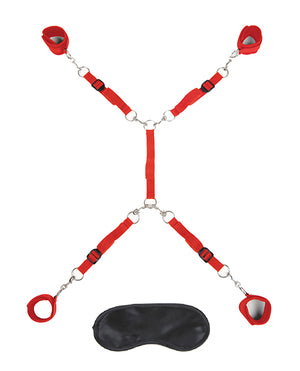Lux Fetish 7 Pc Bed Spreader - Red