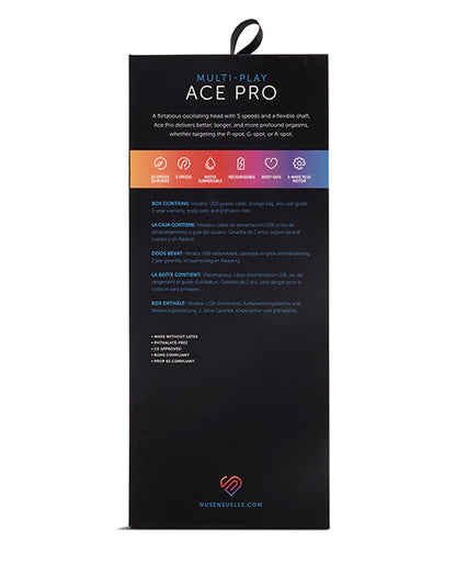 Nu Sensuelle Ace Pro Prostate & G Spot Vibe