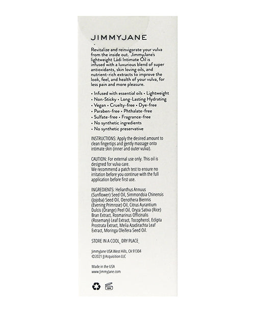 JimmyJane Ladi Intimate Oil - 1 oz