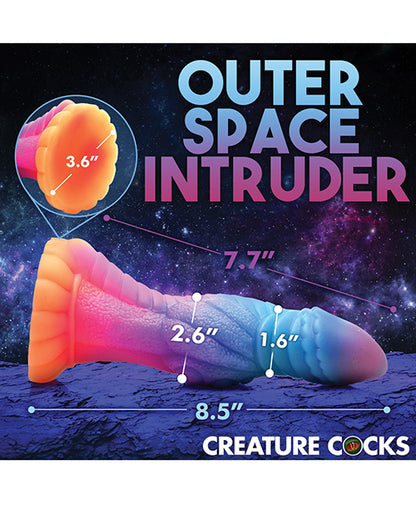 Creature Cocks Galactic Cock Alien Creature 8.5 Inch Silicone Dildo - Glow in the Dark