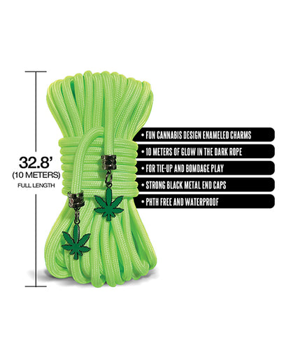 Stoner Vibes Glow in the Dark Bondage Rope