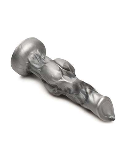 Creature Cocks Night Prowler Silicone Dildo - Black/Silver