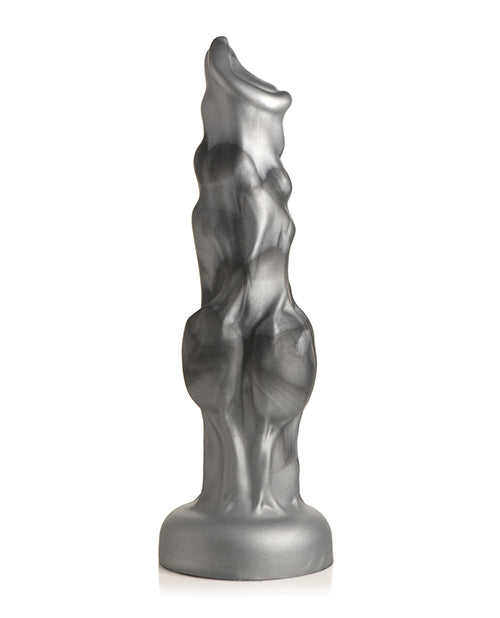 Creature Cocks Night Prowler Silicone Dildo - Black/Silver