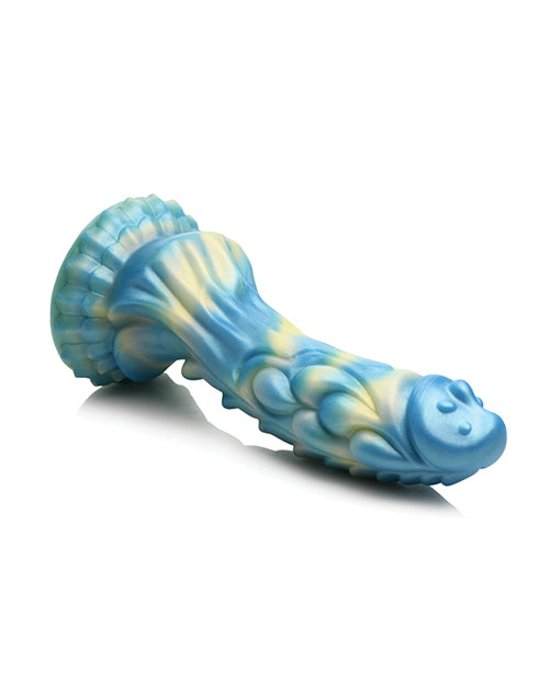 Creature Cocks  Sea Stallion Vibrating Dildo w/ Remote - Blue/Yellow