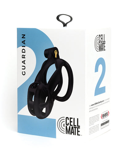 Sport Fucker Cellmate Guardian Chastity Cage - Black