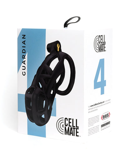 Sport Fucker Cellmate Guardian Chastity Cage - Black