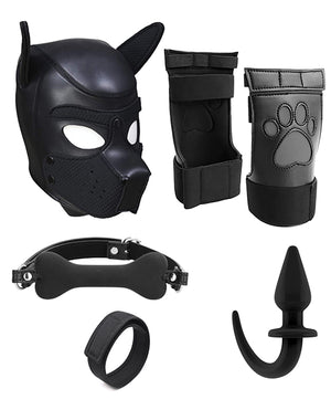 Shots Ouch Puppy Play Complete Kit - Black