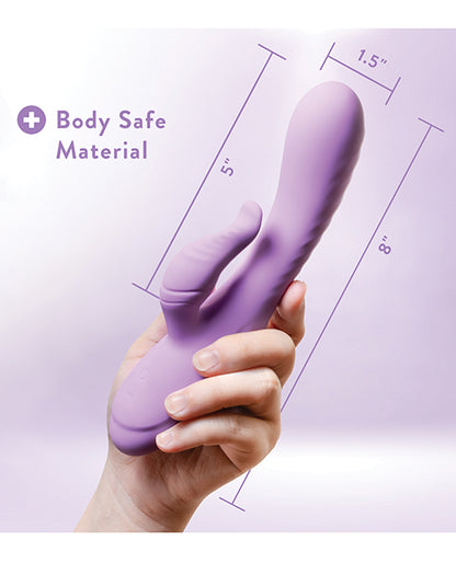 Blush Evelyn Rabbit Vibrator - Purple