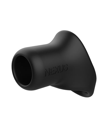 Nexus Rise Liquid Silicone Cock & Ball Sling - Black