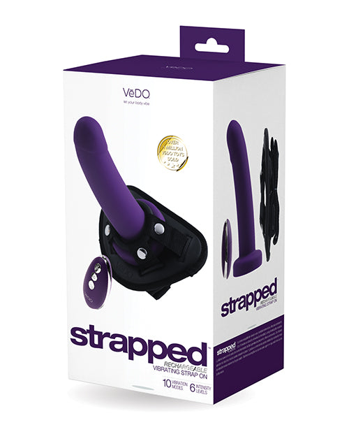 Vedo Strapped Rechargeable Vibrating Strap On