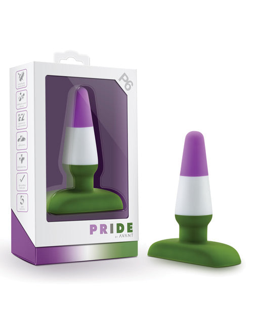 Blush Avant 4 Inch Pride 6 Silicone Plug - Beyond