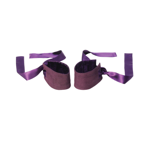 LELO Etherea Silk Cuffs - Purple