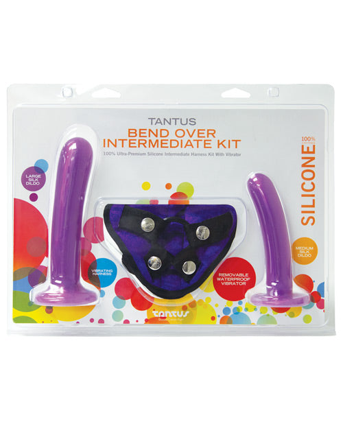 Tantus Bend Over Intermediate Ppa W/harness - Purple