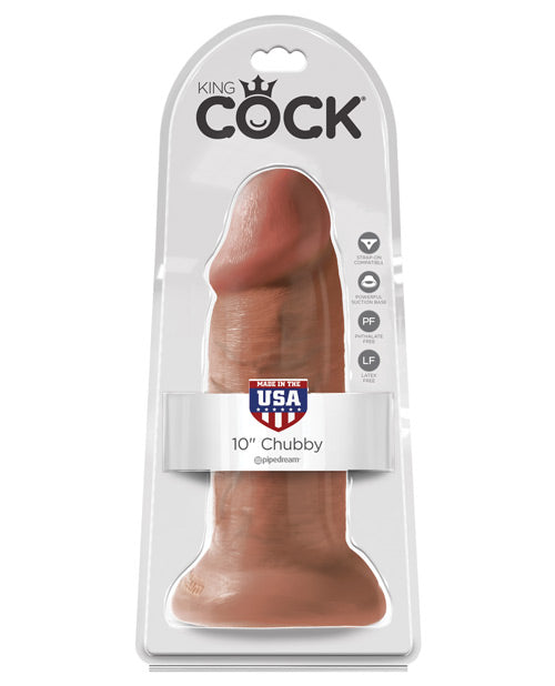 King Cock 10 Inch Chubby Dildo