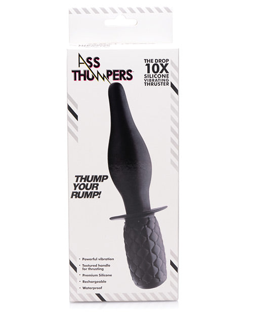 Ass Thumpers The Drop 10x Silicone Vibrating Thruster