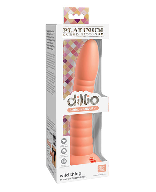 Dillio Platinum 7 Inch Wild Thing Silicone Dildo