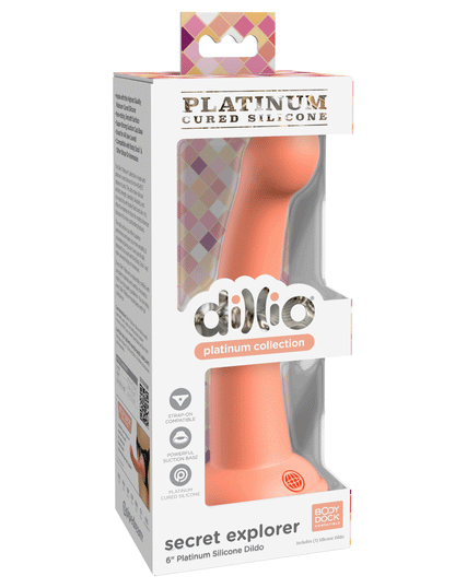 Dillio Platinum - Secret Explorer 6 Inch Dildo