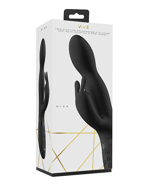 Shots Vive Niva Rotating Rabbit - Black