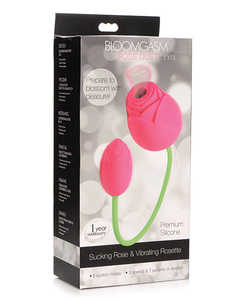 Inmi Bloomgasm 5x Suction Rose Duet - Pink