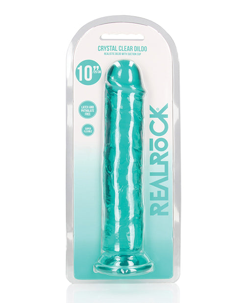 Shots Realrock Realistic Crystal Clear 11" Straight Dildo