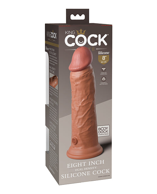 King Cock Elite 8" Dual Density Silicone Cock