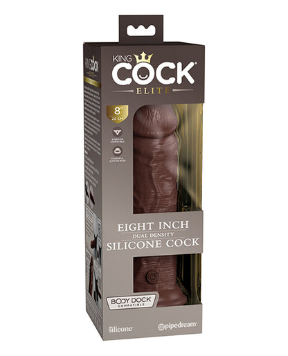 King Cock Elite 8" Dual Density Silicone Cock