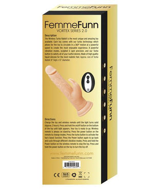 Femme Funn 8.5 Inch Wireless Turbo Rabbit 2.0