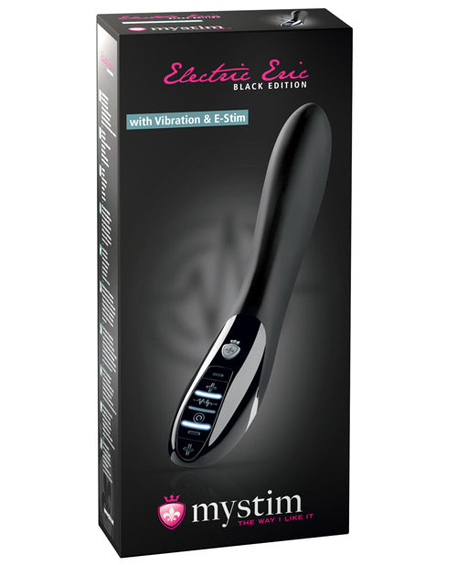 Mystim Electric Eric Estim Vibrator Black Edition